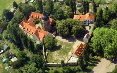 Luftbild Wasserburg zu Gommern © Stadt Gommern